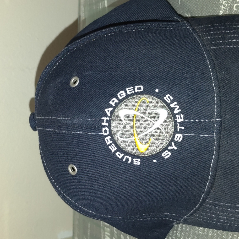 Supercharged Systems Embroidered Strapback Cotton… - image 2